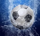 pic for Football thrown into the water 